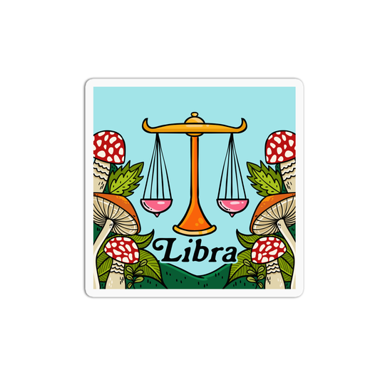 Libra Zodiac Sign Sticker