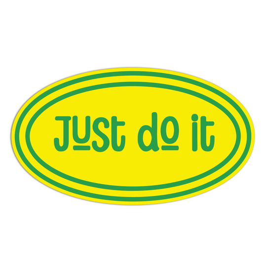 Just Do It Quote for Coffee Stickers