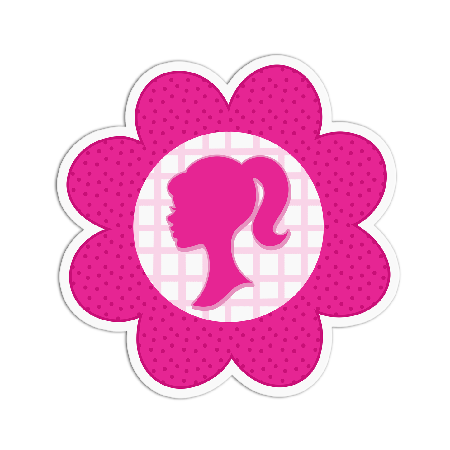 Barbie cheap silhouette stickers