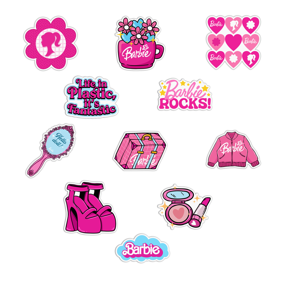 Barbi Sticker Free Printable Barbie Stickers
