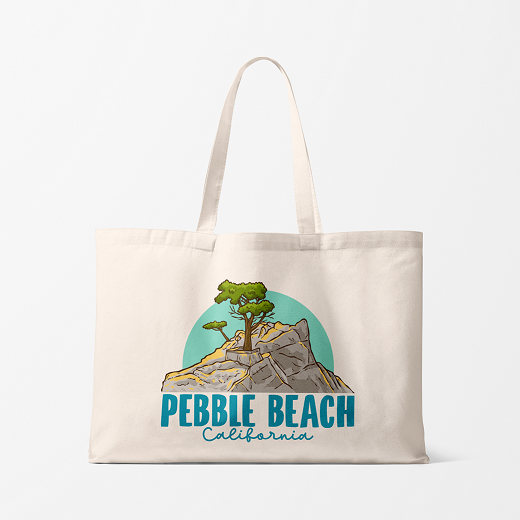 Pebble Beach Tote Bag