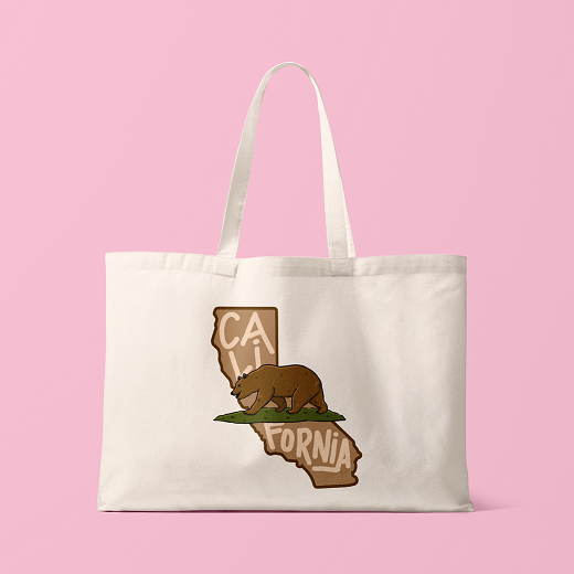 California Bear Tote Bag