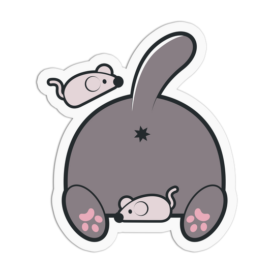 Mice in the Mist Cat Series Stickers