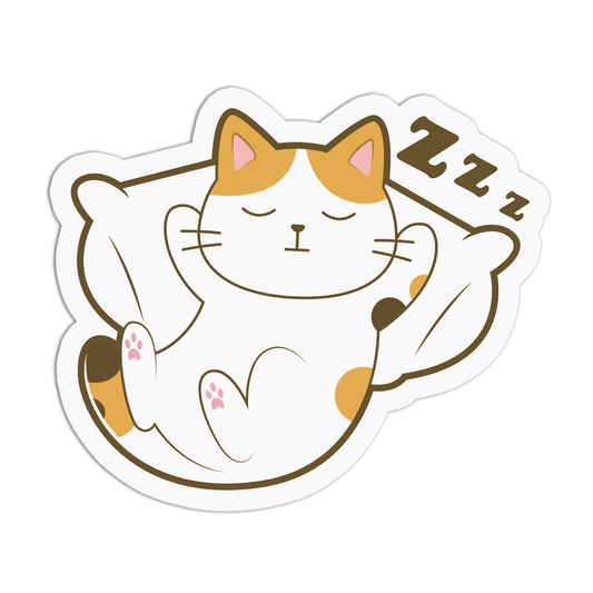 Zzz-Tabby Time Cat Series Stickers