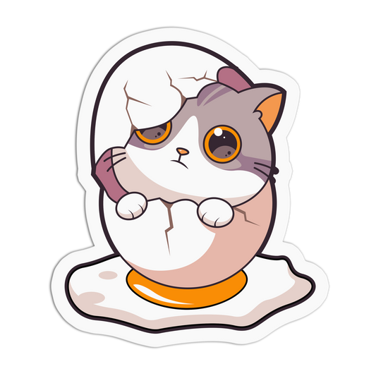 Shell-Shocked Cat Series Stickers