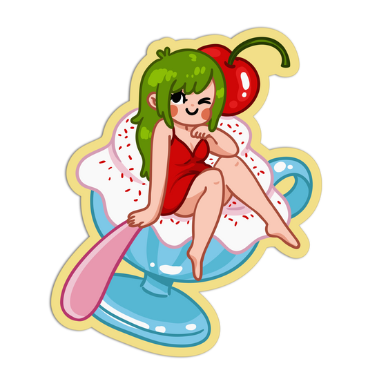 Sundae Socialite Cherries Stickers