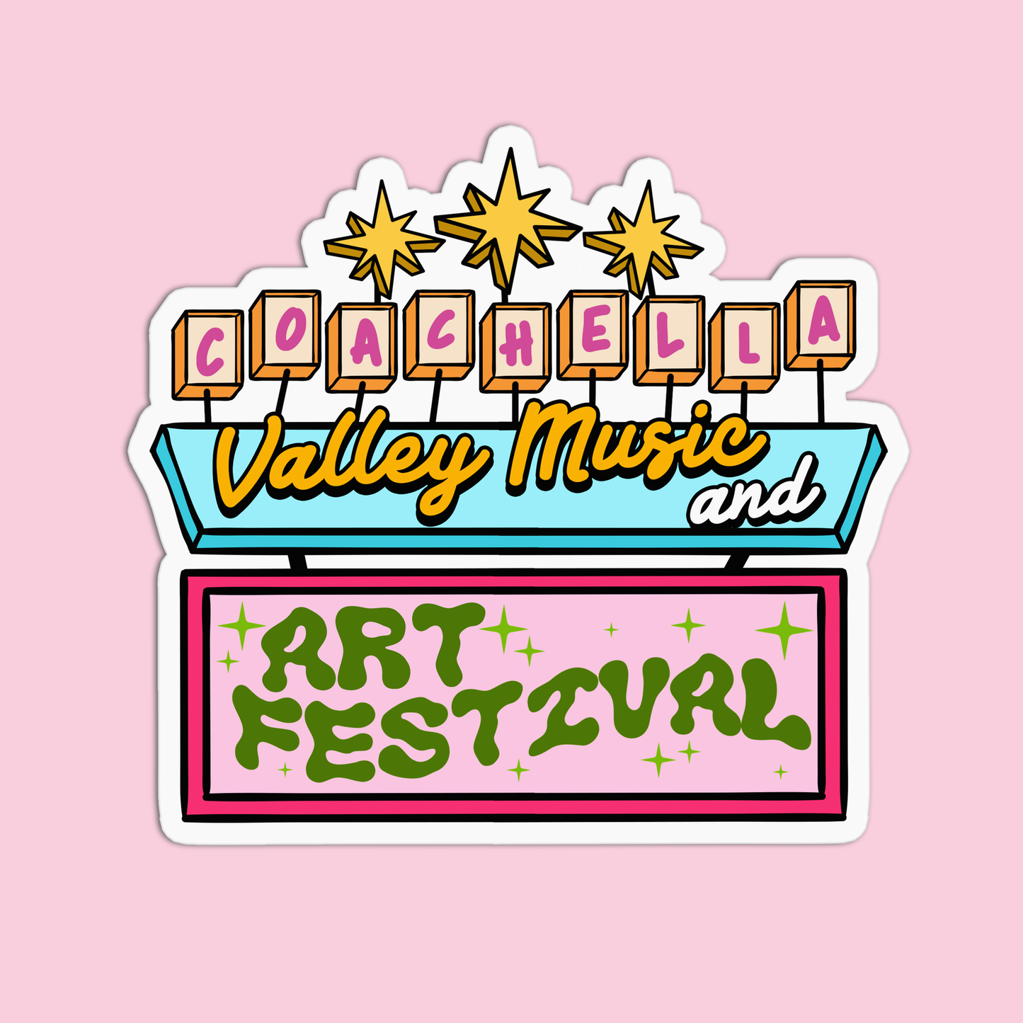 Coachella Valley Music and Arts Festival Sticker