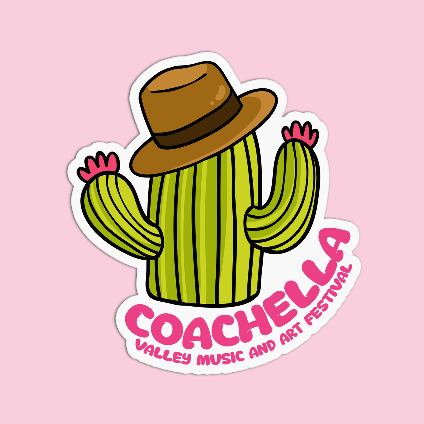 Cactus Coachella Valley Music and Arts Festival Sticker