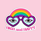 High & Happy Canna Sticker