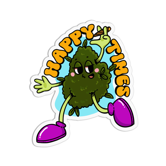 Happy Times Canna Sticker
