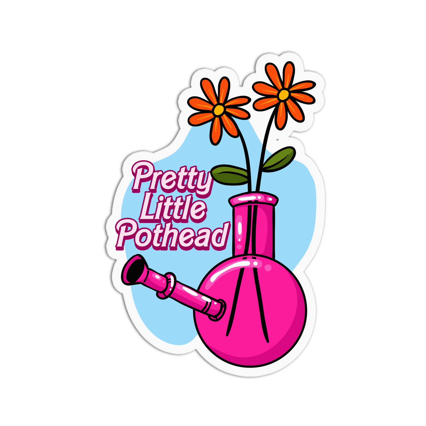 Pretty Little Pothead Canna Sticker