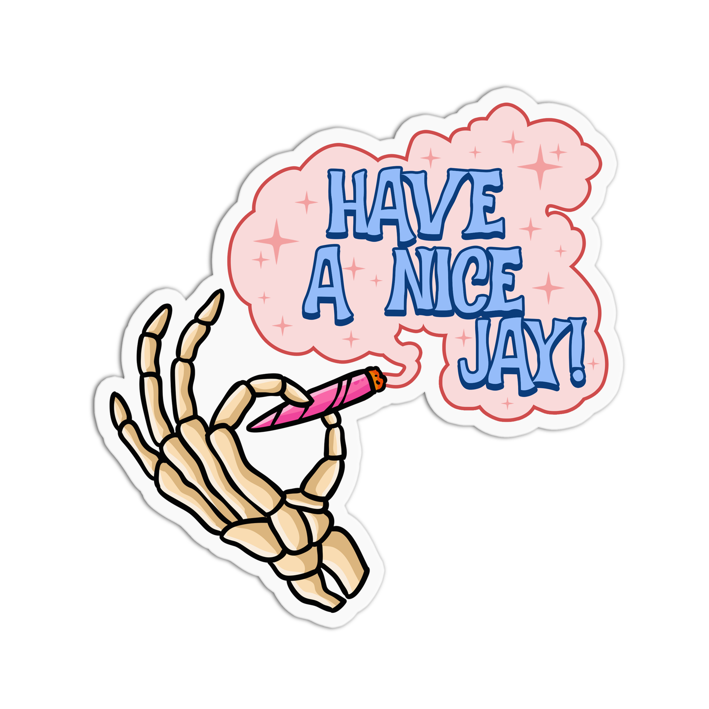 Have a Nice Jay! Canna Sticker