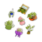 Cute Plants Collection Sticker Pack