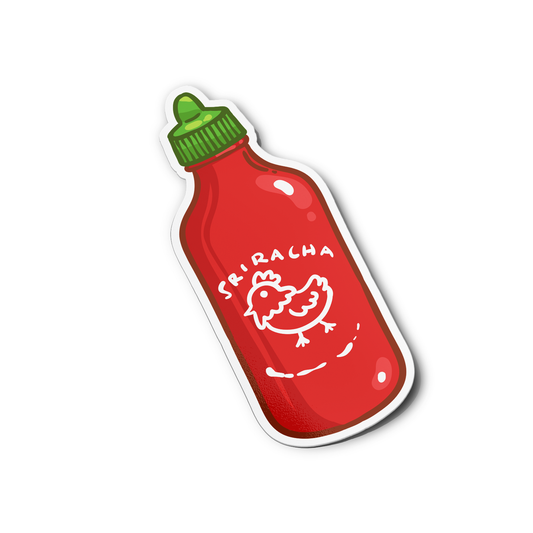 Sriracha Sauce Asian Condiments Sticker