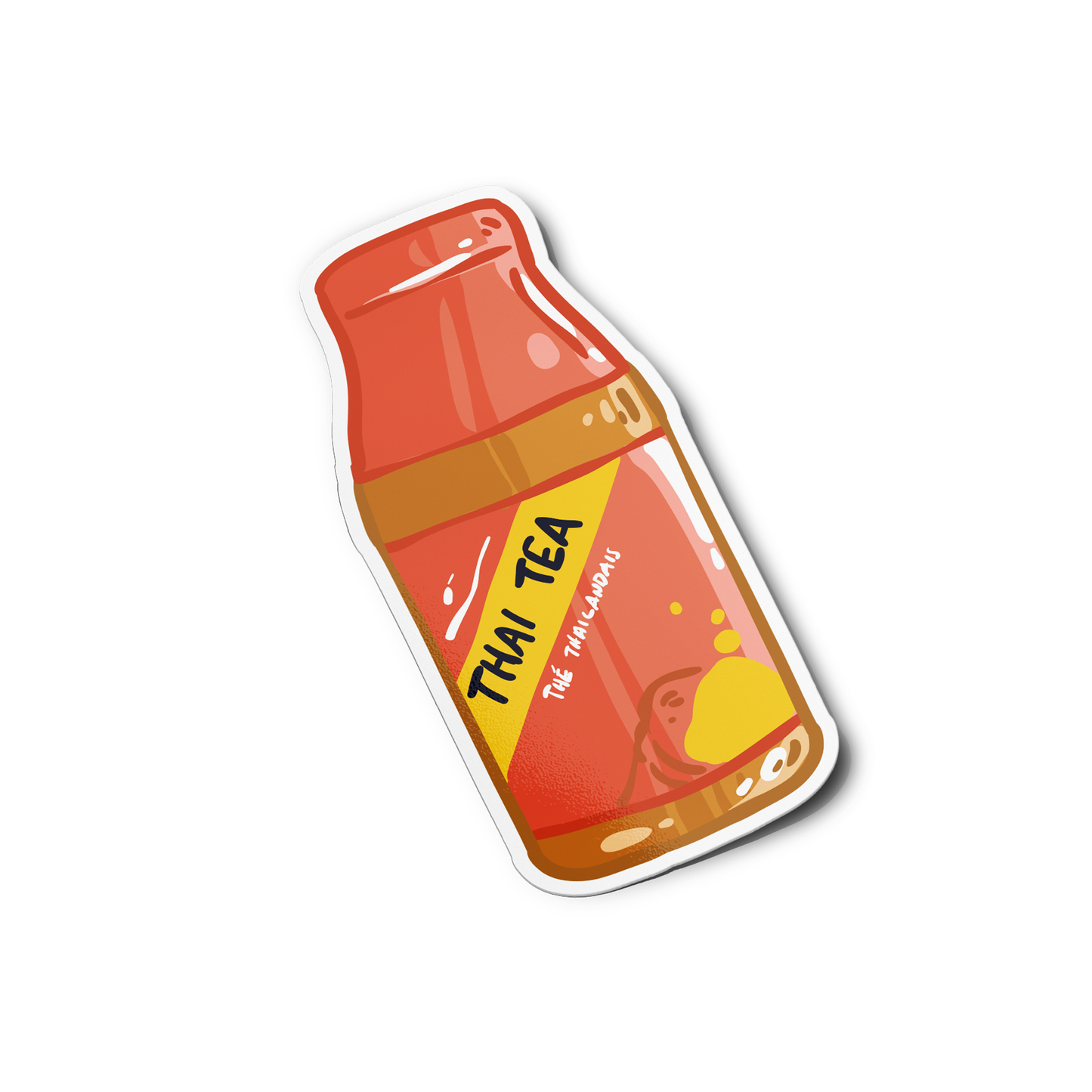 Thai Tea Asian Drink Sticker