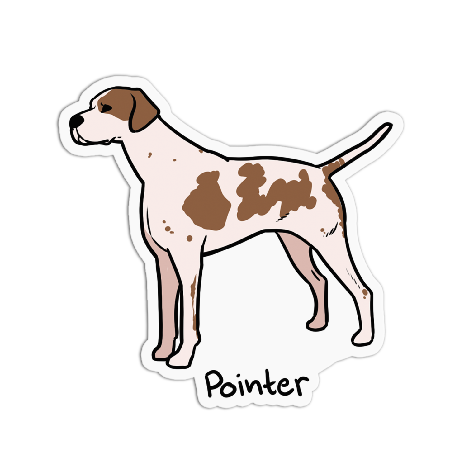 Pointer Dogs Sticker