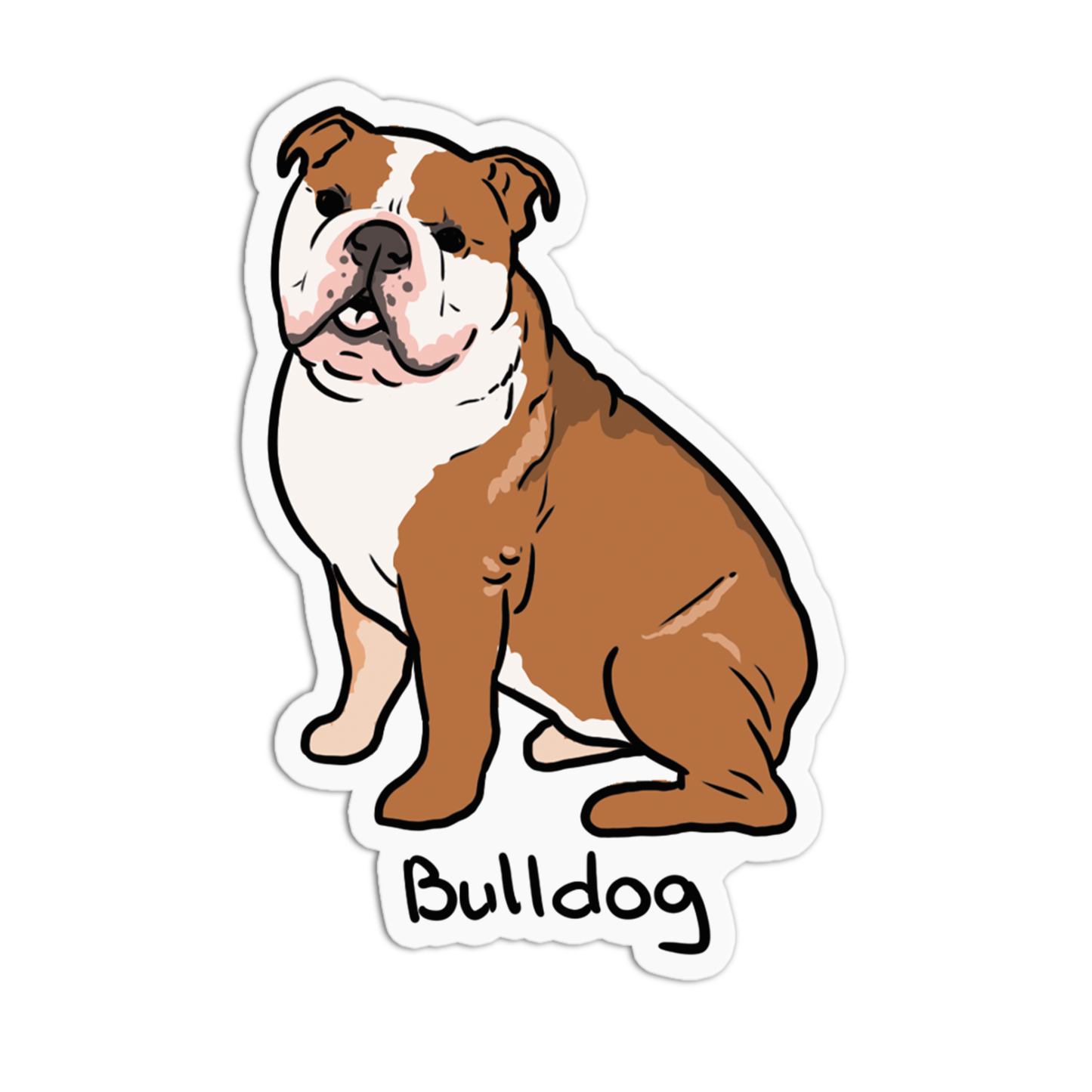 Bulldog Dogs Sticker