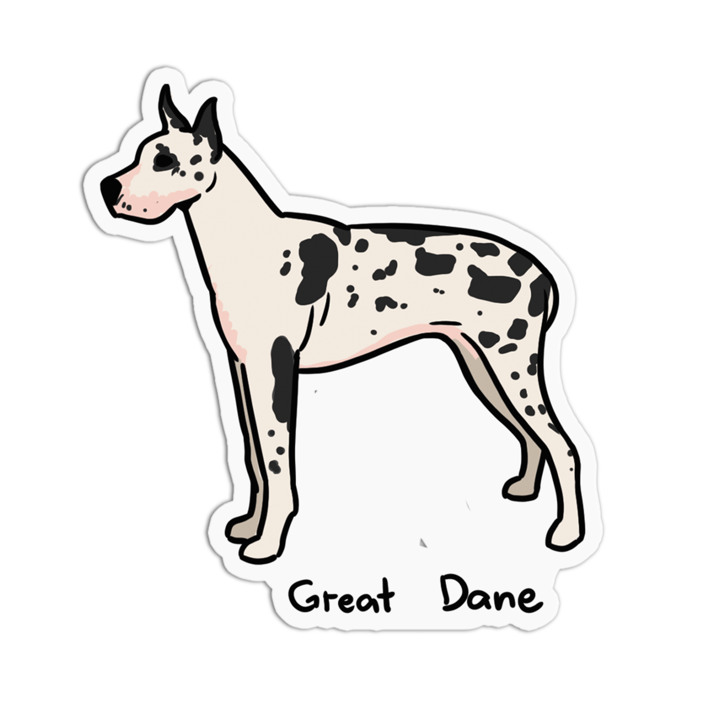 Great Dane Dogs Sticker