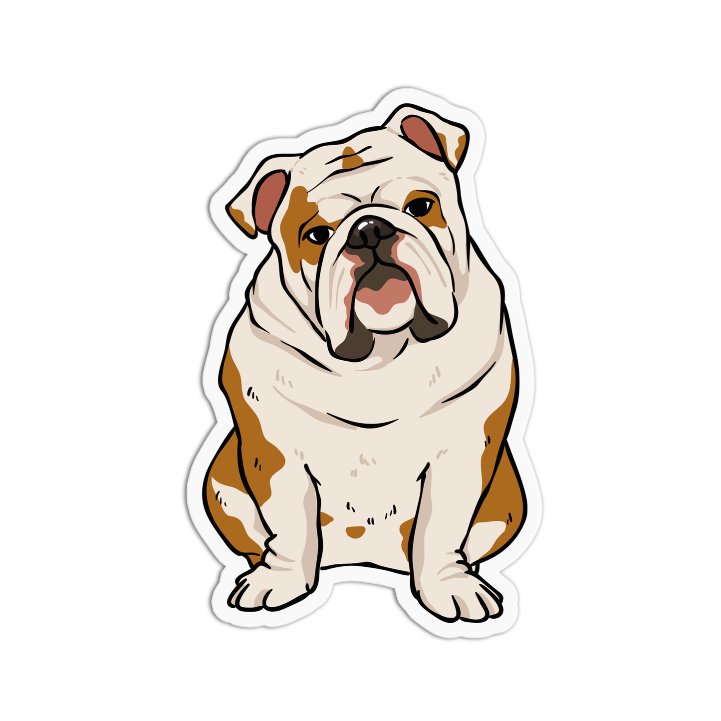 American Bulldog Dog Sticker