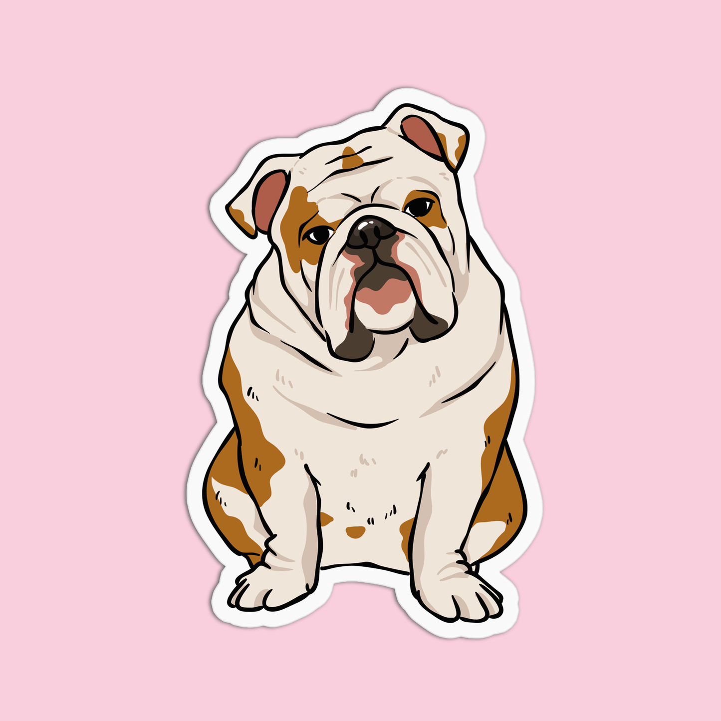 American Bulldog Dog Sticker