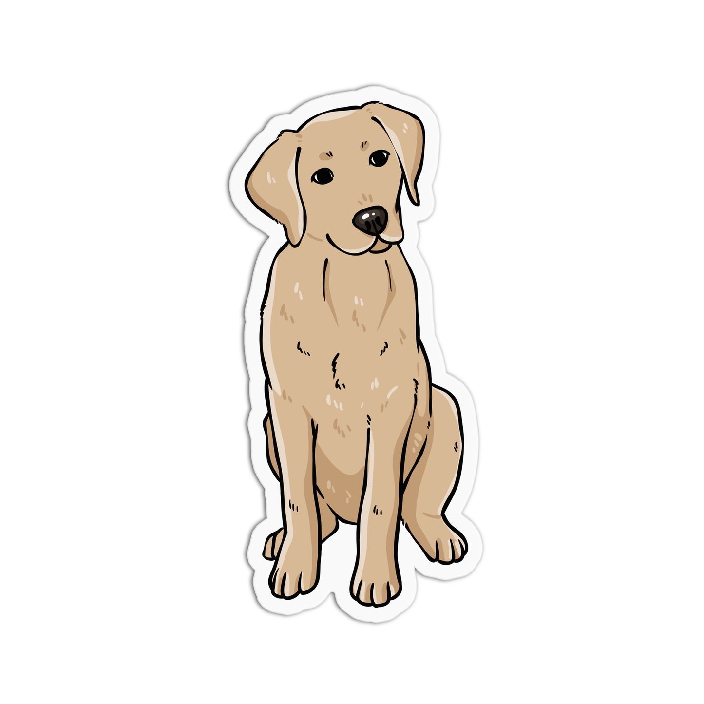 Labrador Retriever Dog Sticker