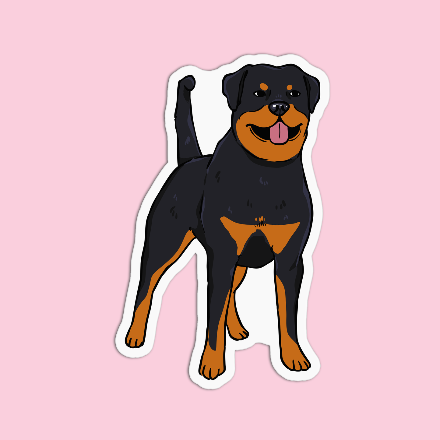 Rottweiler Dog Sticker