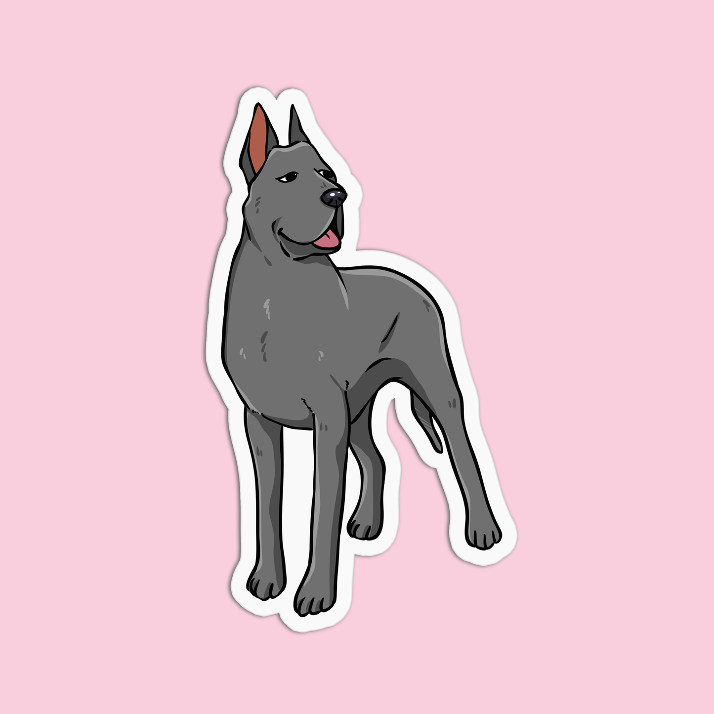 Great Dane Dog Sticker