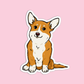 Corgi Dog Sticker