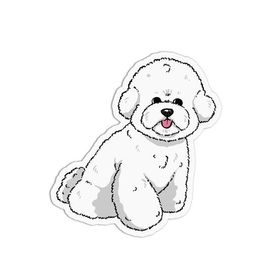 Bichon Frise Dog Sticker