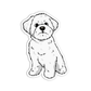 Maltese Dog Sticker