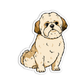 Shih Tzu Dog Sticker