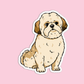 Shih Tzu Dog Sticker