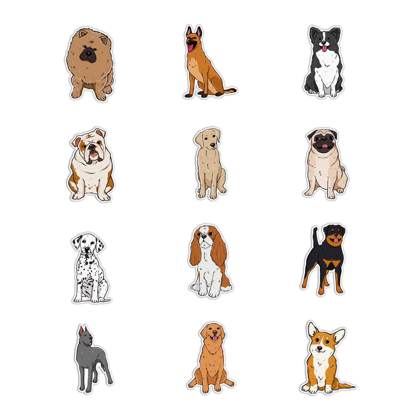 Dog 2 Sticker Pack