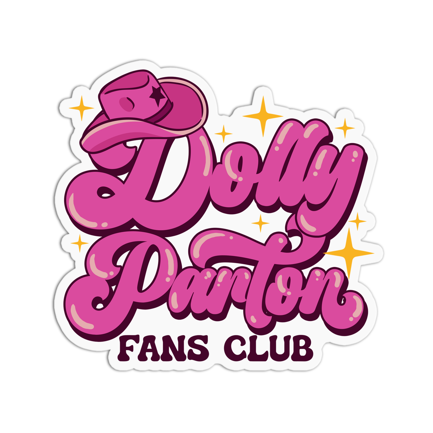 Dolly Parton Fans Club Dolly Parton Stickers