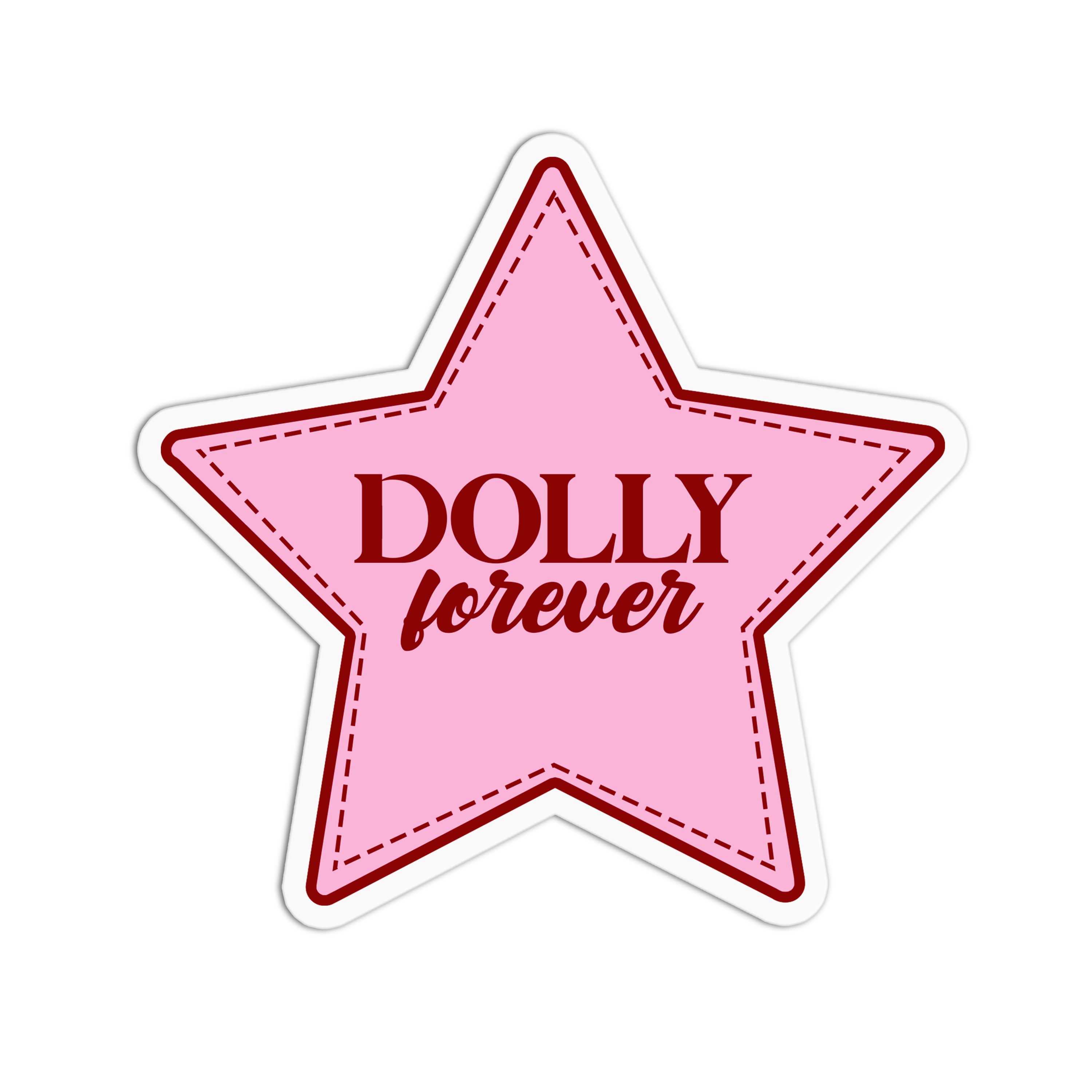 Dolly forever Dolly Parton Stickers – GirlsPrintingHouse