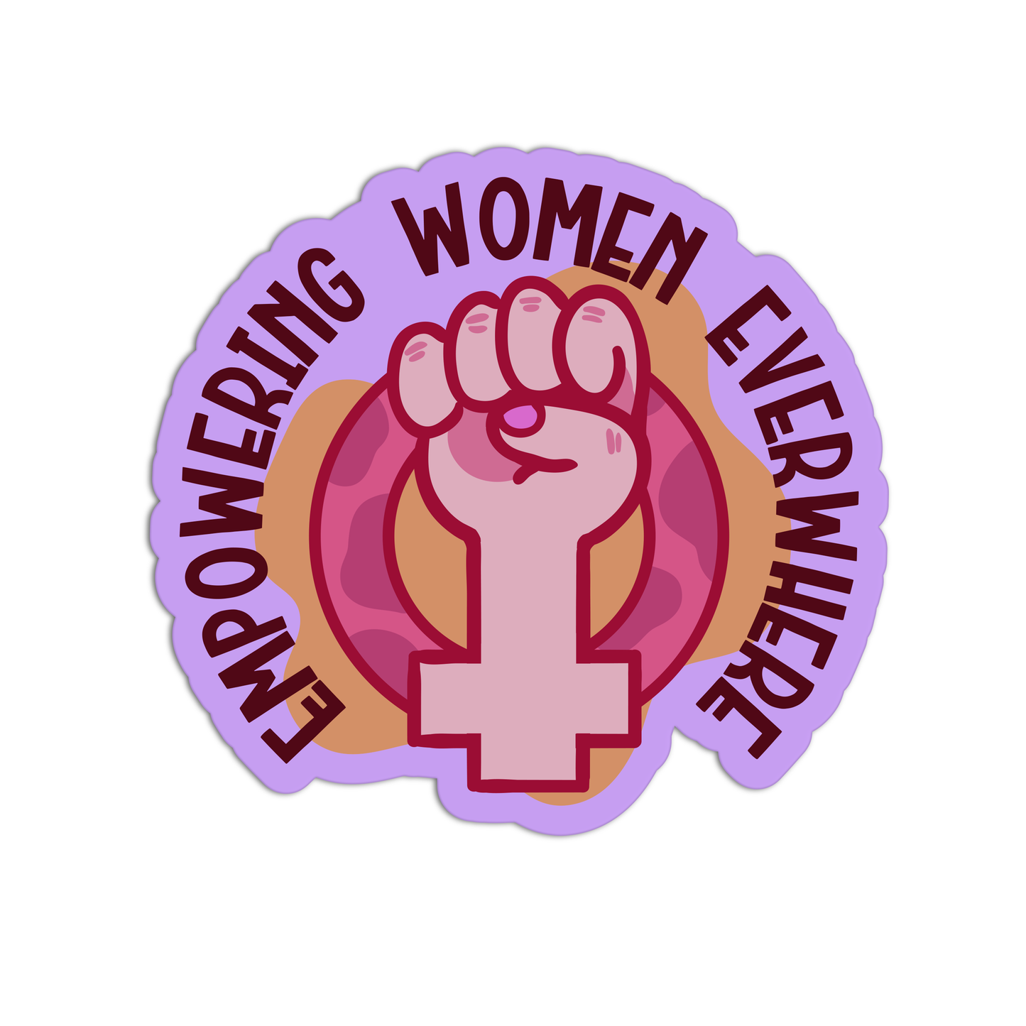 Empowering Women Everwhere Feminism Sticker
