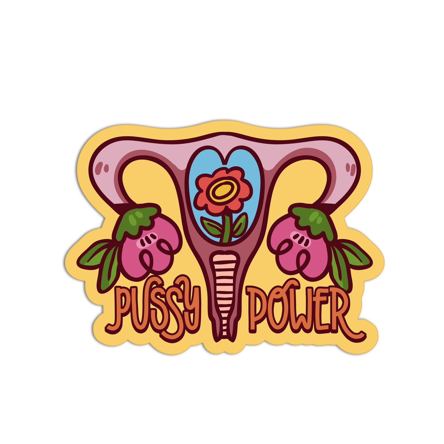 Pussy Power Feminism Sticker