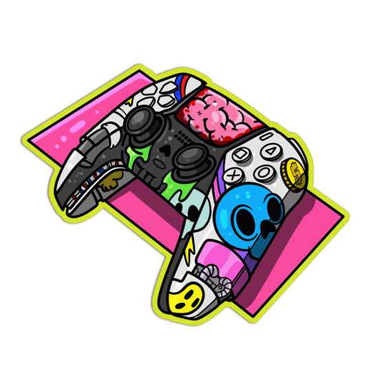 Doodle Joypad Gamer Stickers