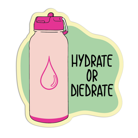 Hydrate Or Diedrate Gym Sticker