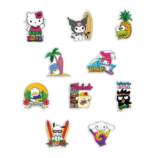 Sanrio Hawaiian Sticker Pack