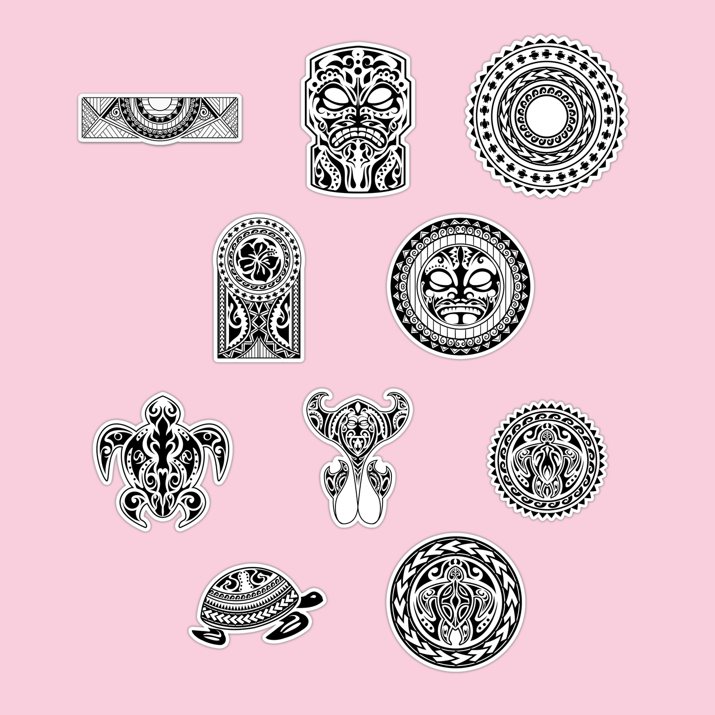 Hawaiian Tribal Collection Sticker Pack