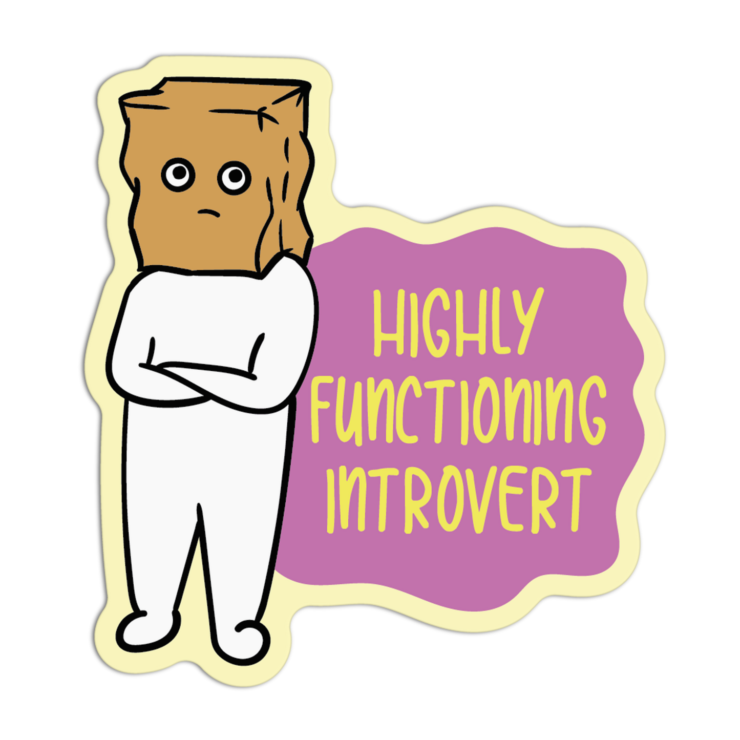 Masked & Managing Introvert Stickers