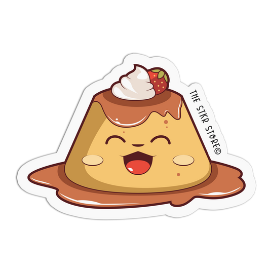 Laughing Leche Flan Japanese Food Stickers