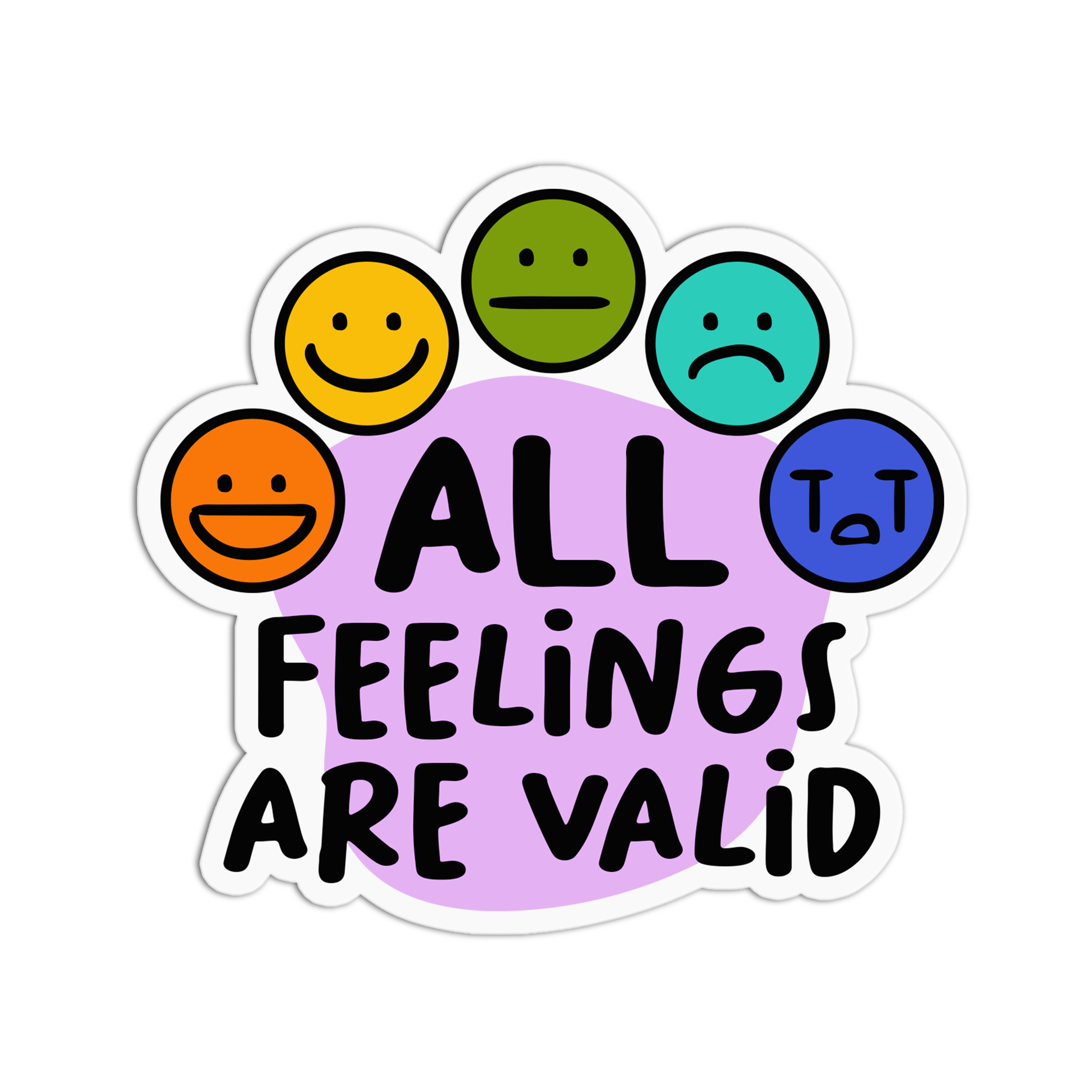 All Feelings Are Valid Sticker – GirlsPrintingHouse