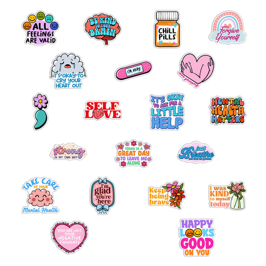 Mental Health Sticker Pack