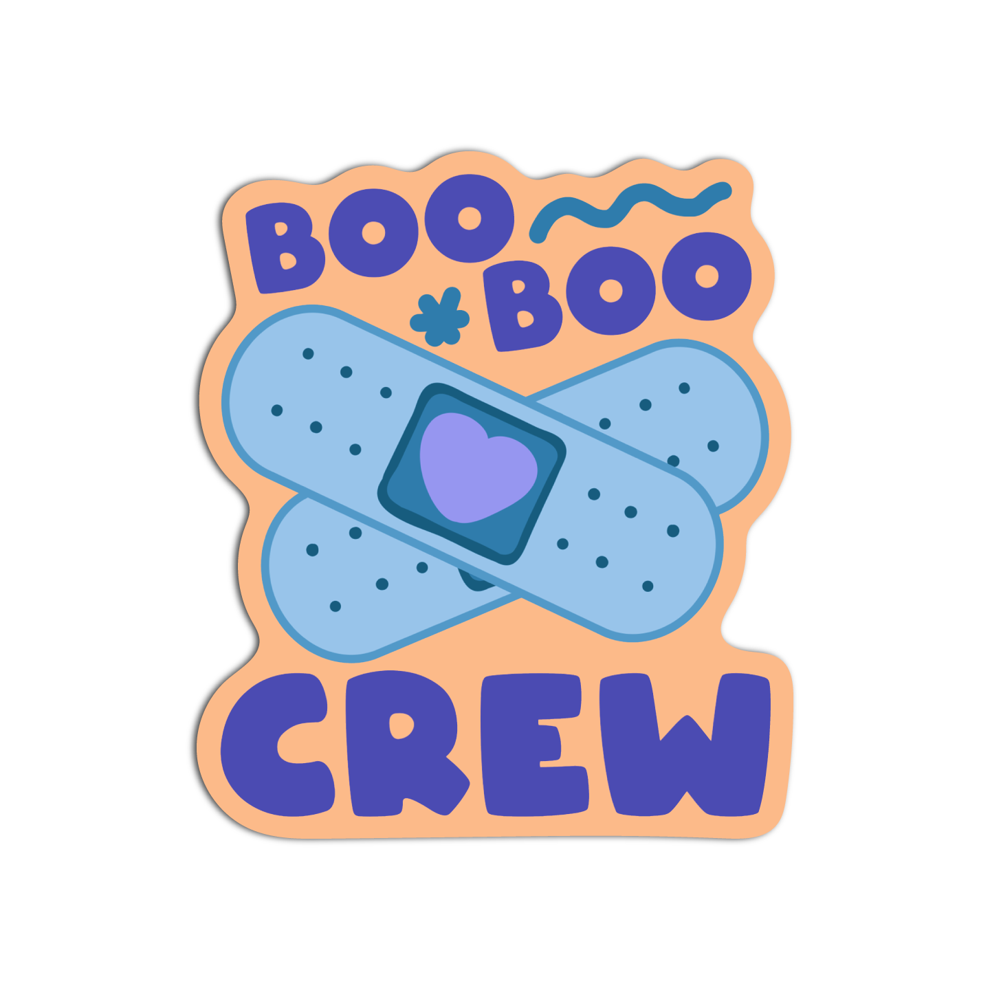 Boo Boo Crew Nurse Sticker