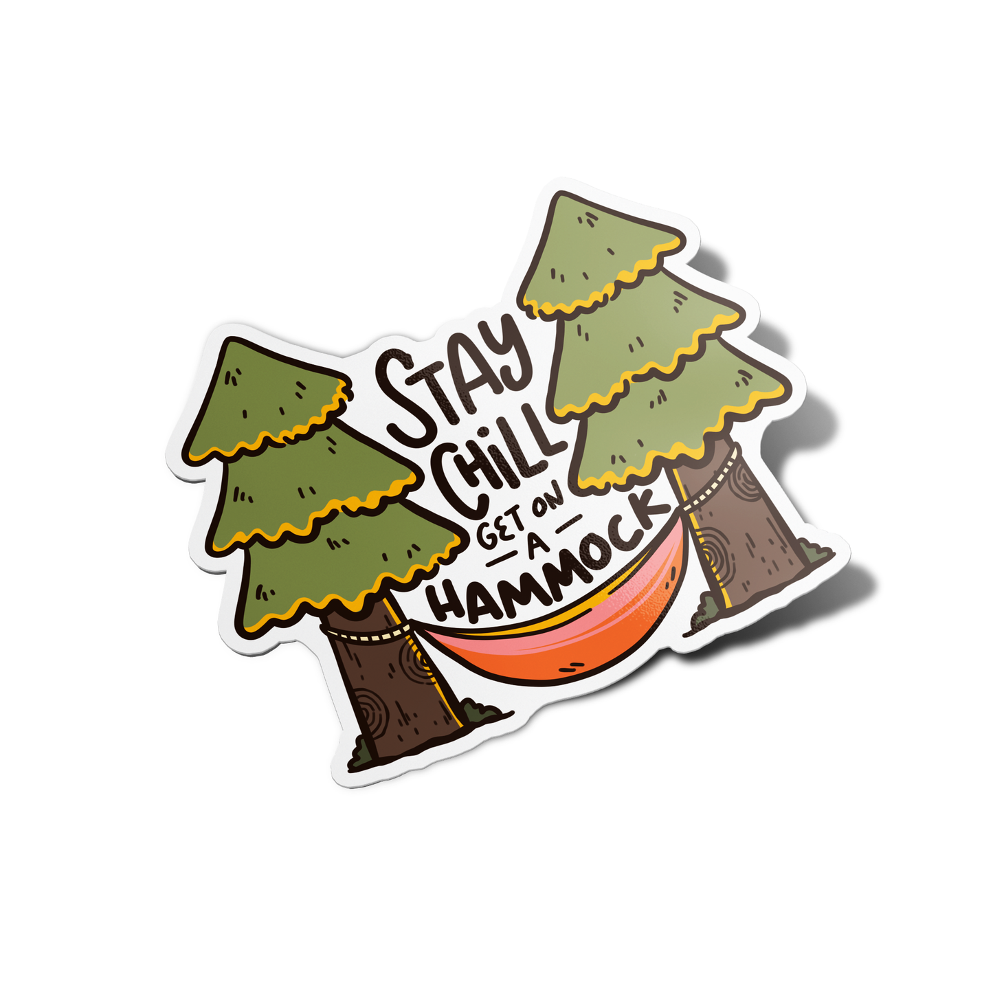 Stay chill get on a hammock Arizona Sticker