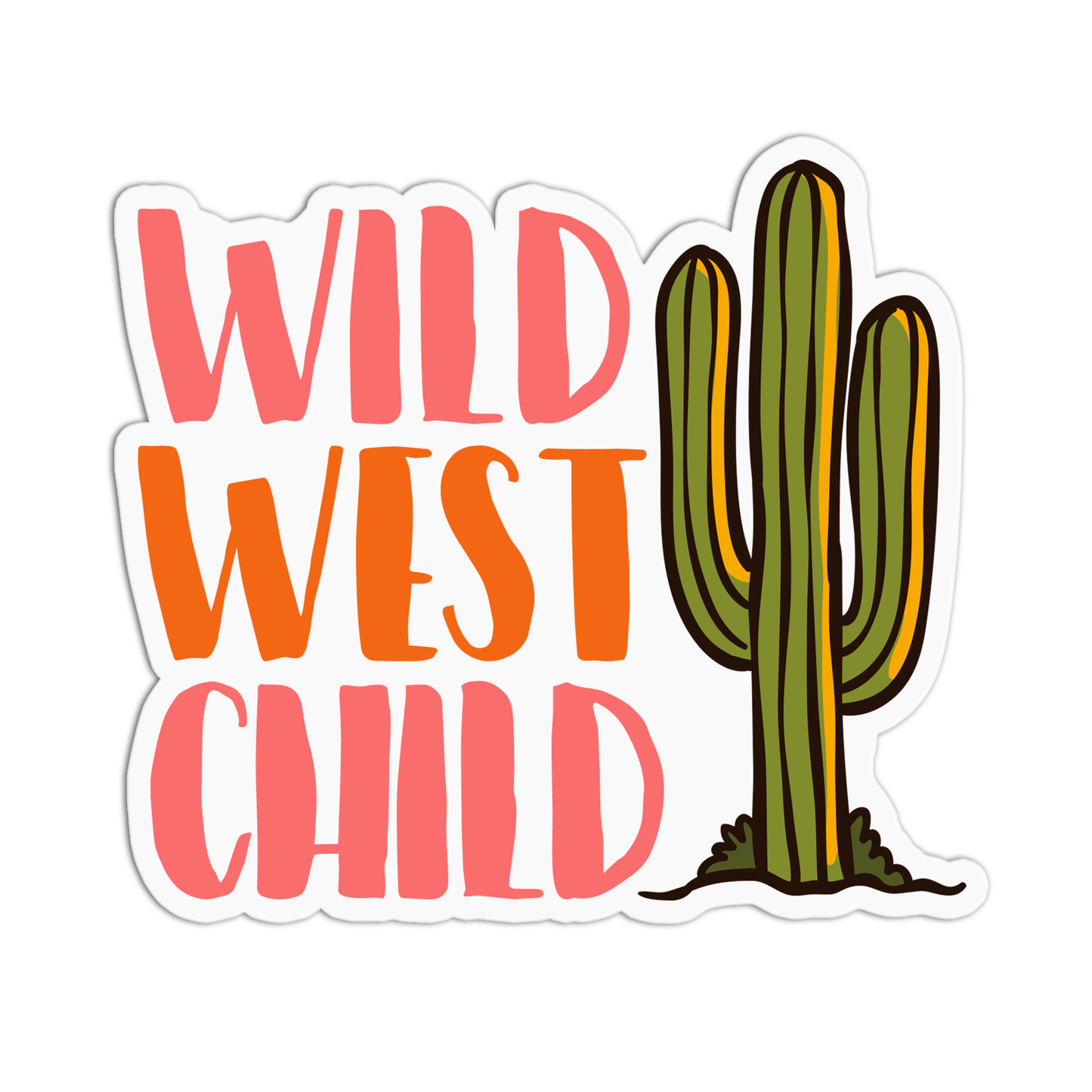 Wild West Child Arizona Sticker