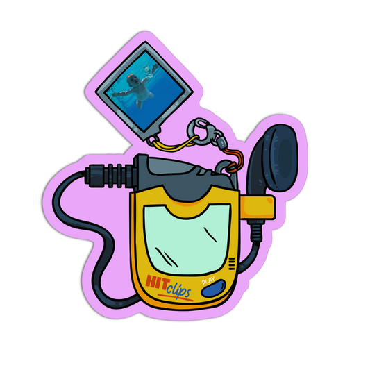 Minute of Grunge New 90s Stuff Sticker