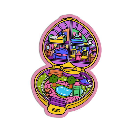 Mini Dream Home New 90s Stuff Sticker